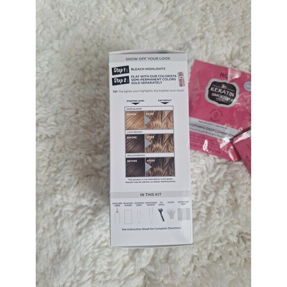 L'Oréal Colorista Bleach Highlights and HASK Keratin Smooth - Picture 4 of 5